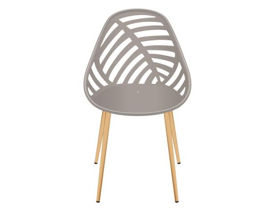 Home Deco Factory Alameda Καρέκλα Kήπου 52.3x53.3x83.4cm Taupe