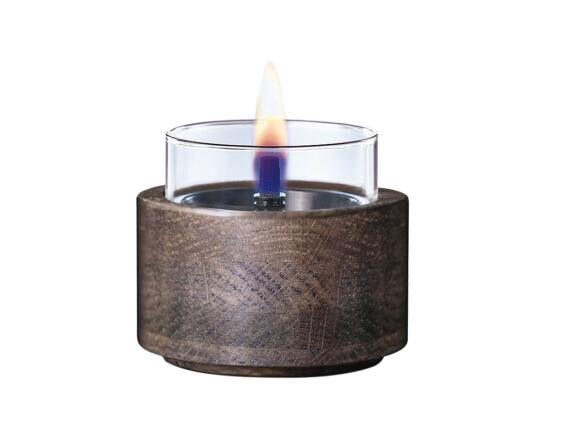 Tenderflame Lotus 10 Επιτραπέζια Εστία Φωτιάς 150ml με Διάρκεια Καύσης 4 - 5 ώρες 10.8x9cm Mocha