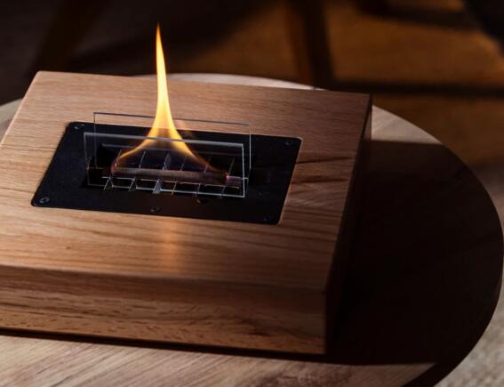 Tenderflame  Επιτραπέζια Εστία Φωτιάς Holly με διάρκεια καύσης 4 - 5 ώρες, χωρητικότητα δεξαμενής 500ml και διαστάσεις 30x30x11cm - Natural