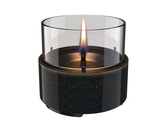 Επιτραπέζια Εστία Φωτιάς Café 14 Reactive Glaze Tenderflame με διάρκεια καύσης 4 - 5 ώρες, χωρητικότητα δεξαμενής 250ml και διαστάσεις 14.2x13.5cm - Black