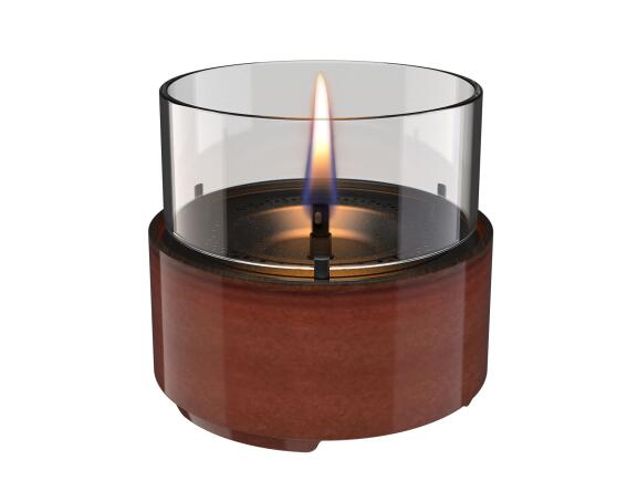 Επιτραπέζια Εστία Φωτιάς Café 14 Reactive Glaze Tenderflame με διάρκεια καύσης 4 - 5 ώρες, χωρητικότητα δεξαμενής 250ml και διαστάσεις 14.2x13.5cm - Amber