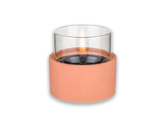 Tenderflame Breeze 10 Επιτραπέζια Εστία Φωτιάς με Διάρκεια Καύσης 4 - 5 ώρες 200ml 10x8.5cm Peach