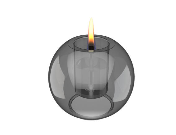 Tenderflame Globus 10 Επιτραπέζια Εστία Φωτιάς 60ml με Διάρκεια Καύσης 2 - 3 ώρες 10.5x8.8cm Graphite
