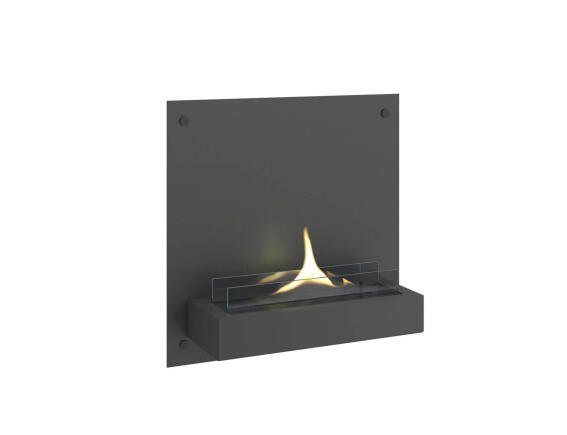 Tenderflame Solo 180 Επιτοίχιο Tζάκι 1000ml με Διάρκεια Καύσης 3 - 4 ώρες 57x23x57cm Μαύρο