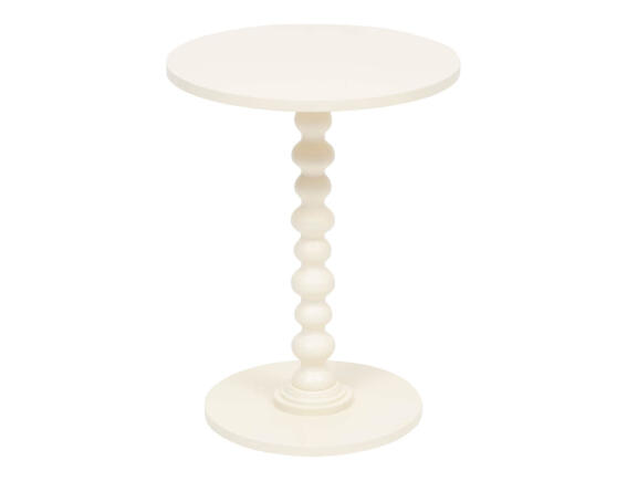 Atmosphera Βοηθητικό Τραπεζάκι Alix 38x50cm Ivory