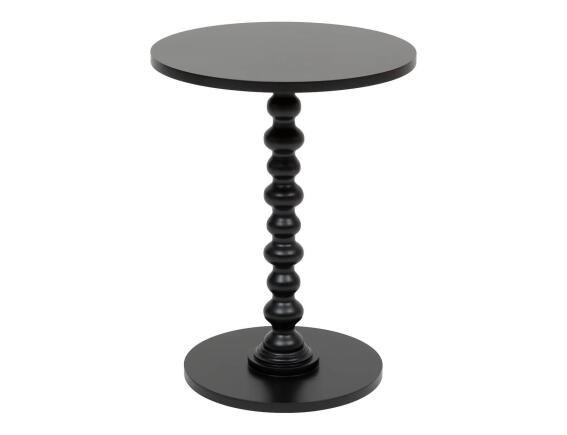 Atmosphera Βοηθητικό Τραπεζάκι Alix 38x50cm Μαύρο