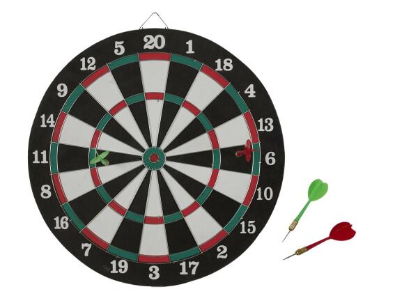 Στόχος 2 όψεων Mister Gadget με 4 Βελάκια και διαστάσεις 42.5x1x42.5cm