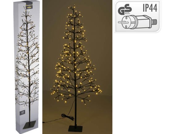 Διακοσμητικό δέντρο με 280 φωτάκια LED και ύψος 150cm - Θερμό Λευκό