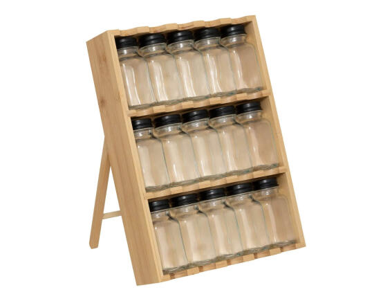 5five Βάση μπαχαρικών με 15 θέσεις και διαστάσεις 22.6x6.1x31.3cm