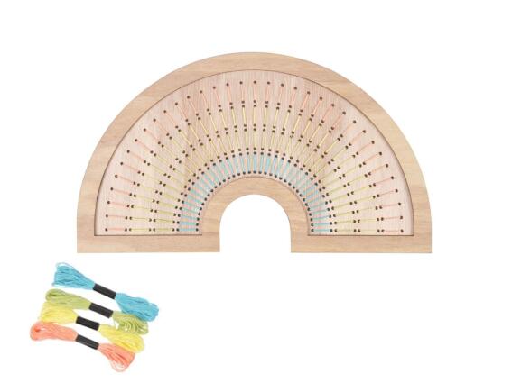 Art Design Παιδικό Σετ Χειροτεχνίας με κέντημα Ουράνιο Τόξο  με διαστάσεις 30x17cm - Ηλικίες 6 ετών και άνω