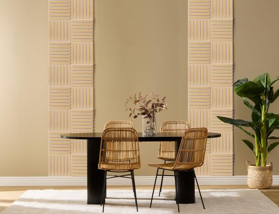 Ηχοαπορροφητική Επένδυση Τοίχου 3d Colva Atmosphera με διαστάσεις 30x2.1x30cm - 3 τεμάχια