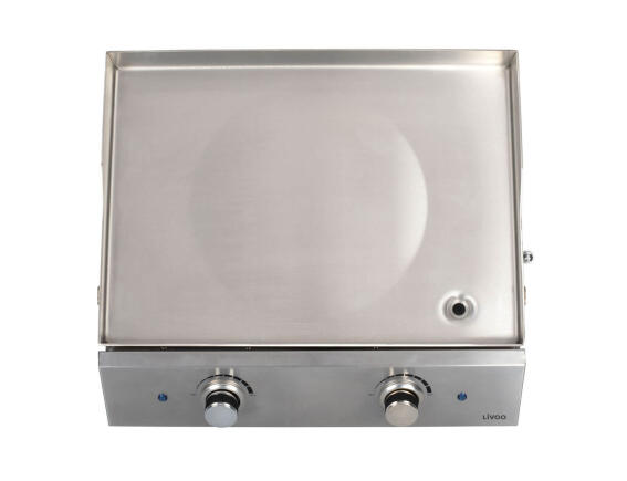 Livoo Ηλεκτρική Ψησταριά plancha DOC302 με ισχύ 2800W, ρυθμιζόμενο θερμοστάτη και επιφάνεια ψησίματος 51x36cm