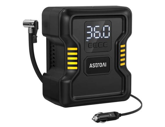 AstroAI  Αντλία Ελαστικών Ρεύματος JY21P160-12 με ισχύ 120W, καλώδιο αναπτήρα και ταχύτητα άντλησης 17 l/min