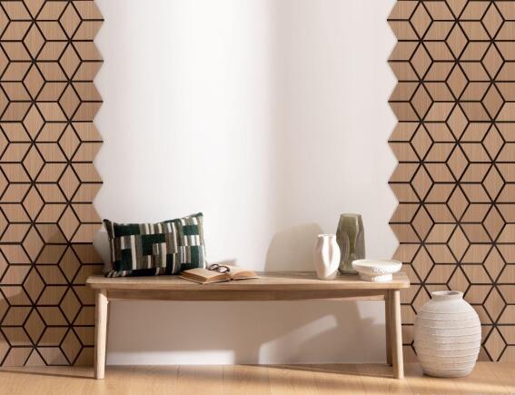 Ηχοαπορροφητική Επένδυση Τοίχου 3d Clint Atmosphera με διαστάσεις 56.5x1.6x69cm