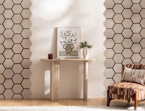 Ηχοαπορροφητική Επένδυση Τοίχου 3d Clint Atmosphera με διαστάσεις 56.5x1.6x69cm