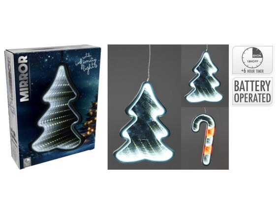 Φωτιζόμενο Διακοσμητικό με φωτισμό LED με ύψος 15cm - Σε 2 επιλογές σχεδίου