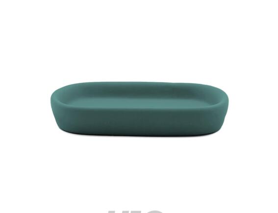 Θήκη για σαπούνι Ceralia Douceur d'intérieur με διαστάσεις 13.5x9.5x2.5cm - Blue/Emerald