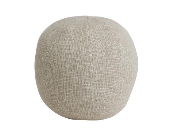 Σκαμπό Πουφ Sanah PTMD με διαστάσεις 30x30x30cm - Cream