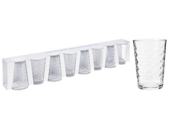 Σετ Γυάλινα Ποτήρια Excellent Houseware με χωρητικότητα 200ml - 8 τεμάχια