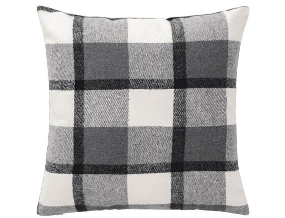 Douceur d'intérieu Ecossais Διακοσμητικό Μαξιλάρι 45x45cm Anthracite