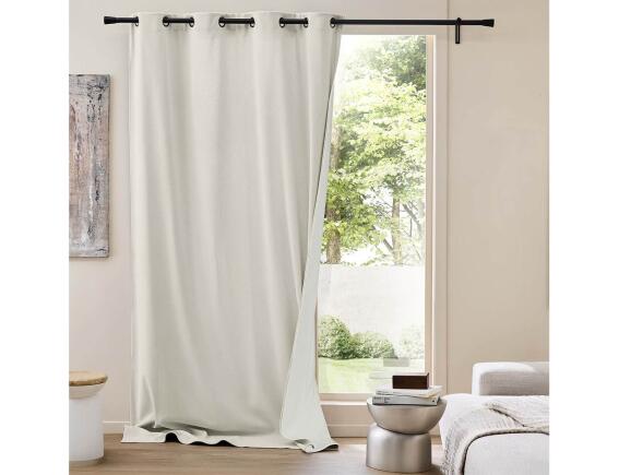 Douceur d'intérieur Θερμομονωτική Κουρτίνα Υψηλής Σκίασης Madison  με τρουκς και διαστάσεις 140x260cm - Natural