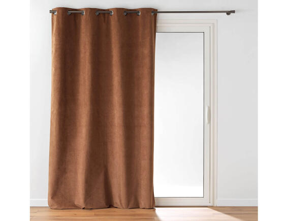 Douceur d'intérieur Κουρτίνα Συσκότισης Olympe  με τρουκς και διαστάσεις 140x260cm - Camel