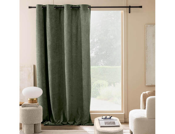 Douceur d'intérieur  Κουρτίνα Υψηλής Σκίασης Winona με τρουκς και διαστάσεις 140x260cm - Cedar