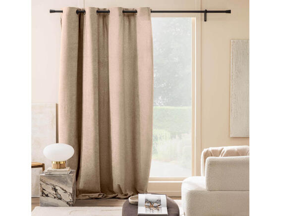 Douceur d'intérieur Κουρτίνα Υψηλής Σκίασης Winona  με τρουκς και διαστάσεις 140x260cm - Sand