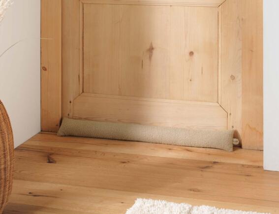 Αεροστόπ Πόρτας Wooly Douceur d'intérieur με διαστάσεις 80x10cm - Beige