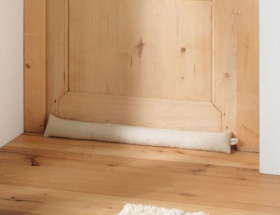Αεροστόπ Πόρτας Wooly Douceur d'intérieur με διαστάσεις 80x10cm - Natural