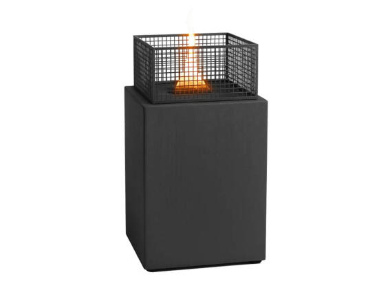 Tenderflame Agni 50 Επιδαπέδια Εστία Φωτιάς 1000ml με Διάρκεια Καύσης 3-4 ώρες 49.5x49.5x61cm Μαύρη