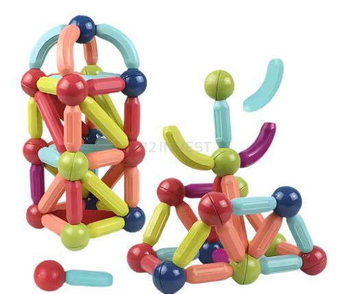 Μαγνητικά Εκπαιδευτικά Τουβλάκια 64 τεμάχια 5908222241797 SPM