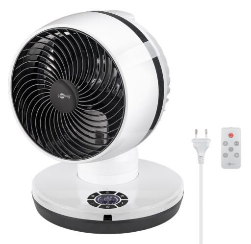 Goobay Ανεμιστήρας Δαπέδου 59515 με Χειριστήριο 23cm 70W Λευκός