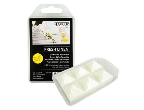 Gala Αρωματικά Wax Melts με άρωμα Fresh Linen και σχήμα πυραμίδας - 70g