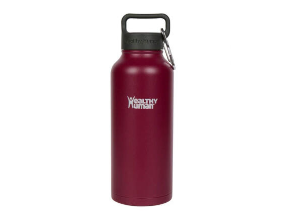 Μπουκάλι Θερμός Stein Healthy Human με χωρητικότητα 950ml και διατήρηση θερμοκρασίας 12h ζεστό / 24h κρύο - Merlot