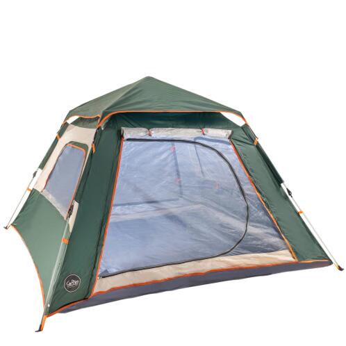 Campo Rover 4 Αυτόματη Καλοκαιρινή Σκηνή Camping Πράσινη για 4 Άτομα 240x240x165εκ.