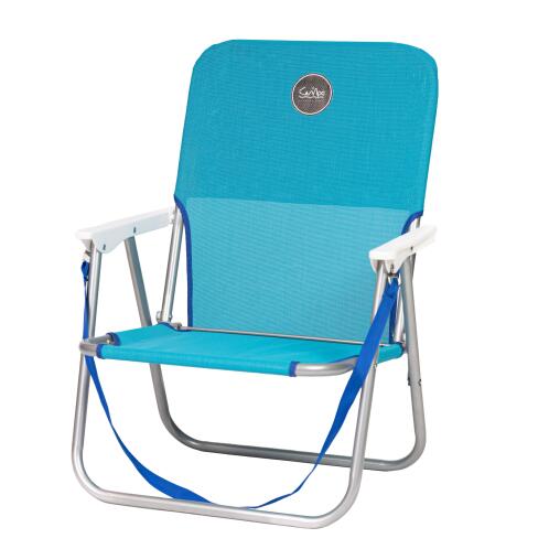 Campo Καρεκλάκι Παραλίας Αλουμινίου Μπλε 60x55x69εκ.