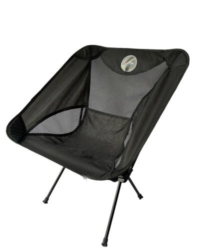 Campo Καρέκλα Αλουμινίου Travel 1 Μαυρη