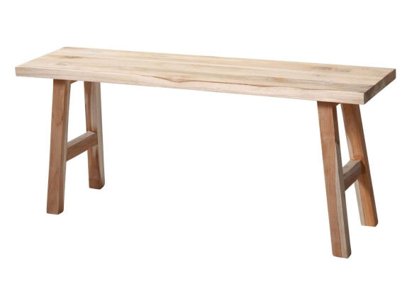 THE NETHERLANDS Παγκάκι από Ξύλο Teak, με διαστάσεις 100x25x42cm