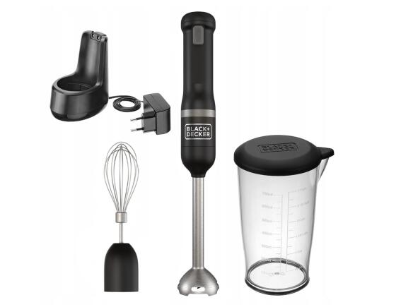 Black+Decker Ραβδομπλέντερ BCKM1012KB-QW με ισχύ 7.2V και 5 ταχύτητες