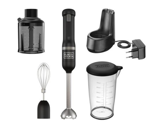 Black+Decker  Ραβδομπλέντερ BCKM1013KB-QW με ισχύ 7.2V και 5 ταχύτητες