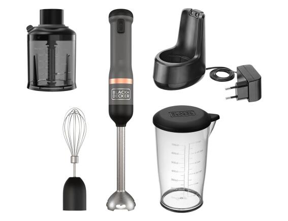 Black+Decker Ραβδομπλέντερ BCKM1013KG-QW με ισχύ 7.2V και 5 ταχύτητες