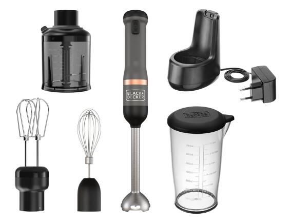 Black+Decker Ραβδομπλέντερ BCKM1014KG-QW με ισχύ 7.2V και 5 ταχύτητες