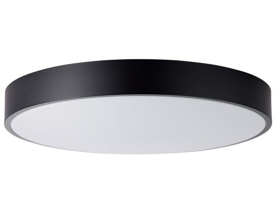 Brilliant Φωτιστικό Οροφής Απλίκα Slimline , με λαμπτήρα LED, τηλεχειριστήριο και διαστάσεις 49x49x8.5cm - Μαύρο