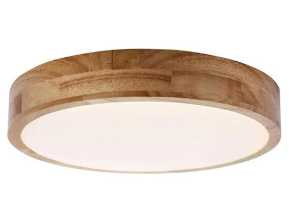 Brilliant Φωτιστικό Οροφής Απλίκα Slimline , με λαμπτήρα LED, τηλεχειριστήριο και διαστάσεις 49x49x8.5cm - Καφέ