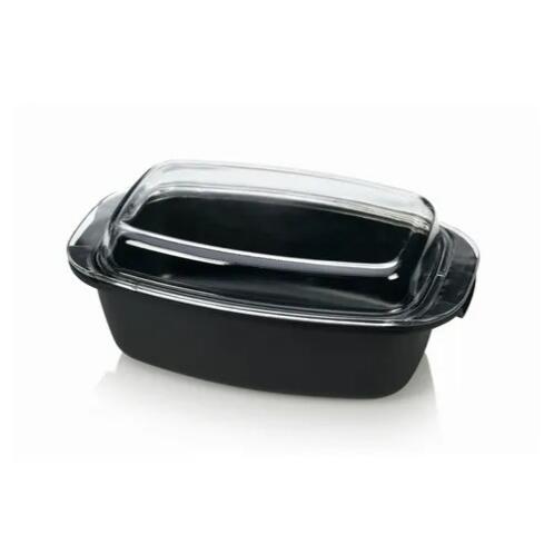 Tescoma Γάστρα Με Καπάκι  39x22ψm Μαύρη Premium -Αντικολλητική