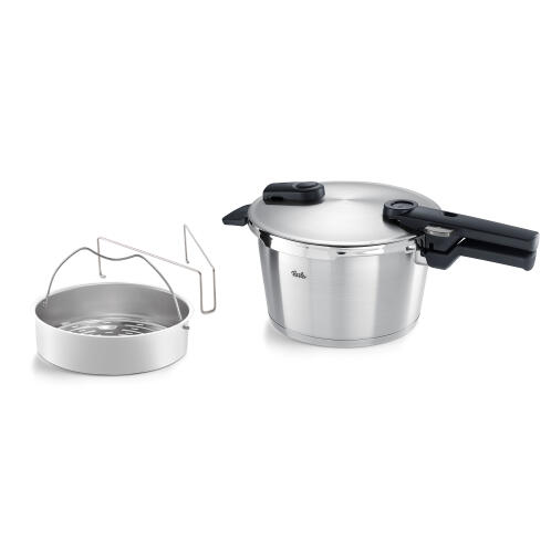 FISSLER Χύτρα Ταχύτητος Vitaquick Premium 4.5LT με Καλάθι Ατμού - 60241004070