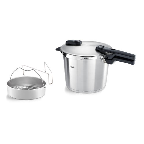 FISSLER Χύτρα Ταχύτητος Vitaquick Premium 6LT με Καλάθι Ατμού - 60241006070