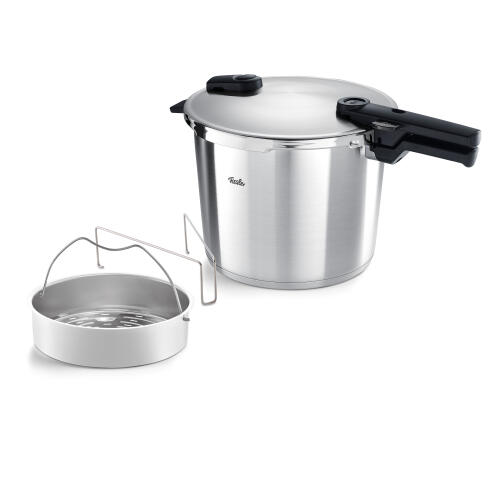FISSLER Χύτρα Ταχύτητος Vitaquick Premium 10LT με Καλάθι Ατμού  -  60281010070