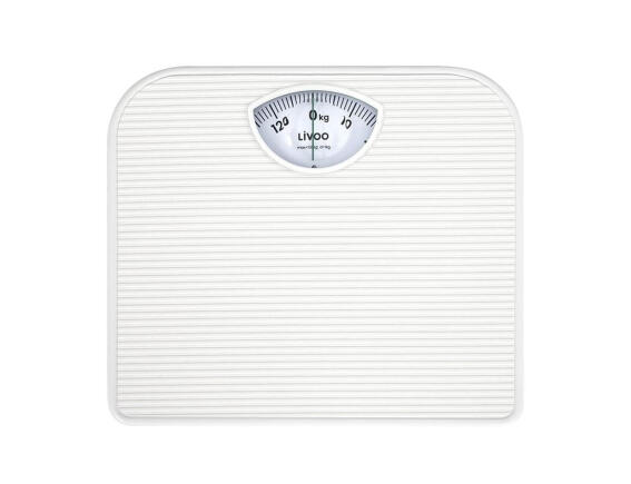 Livoo DOM491 Μηχανική Ζυγαριά Μπάνιου 130kg Λευκό